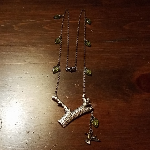 Handmade tree pendant necklace - Picture 5 of 8